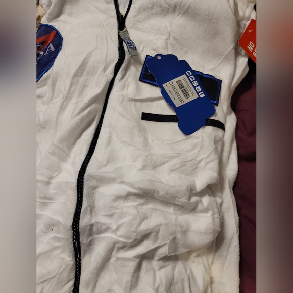 NWT FUNZIEZ! OUTER SPACE ALIEN ONESIE ASTRONAUT ONE PIECE COSTUME - Picture 10 of 11